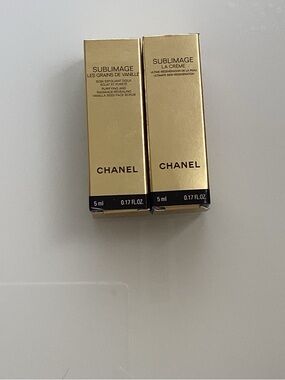 CHANEL Sublimage La Crème & Face Scrub Mini Duo - Gold